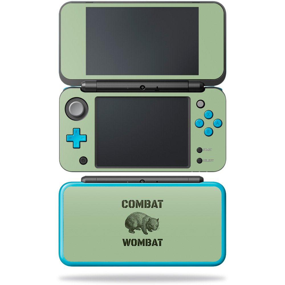 MightySkins Skin Compatible with New Nintendo New 2DS XL - Combat Wombat | Protective, Durable, and Unique Vinyl Decal wrap Cove