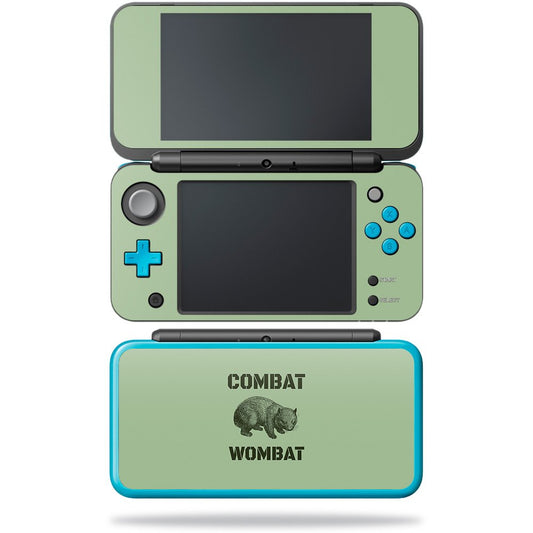 MightySkins Skin Compatible with New Nintendo New 2DS XL - Combat Wombat | Protective, Durable, and Unique Vinyl Decal wrap Cove