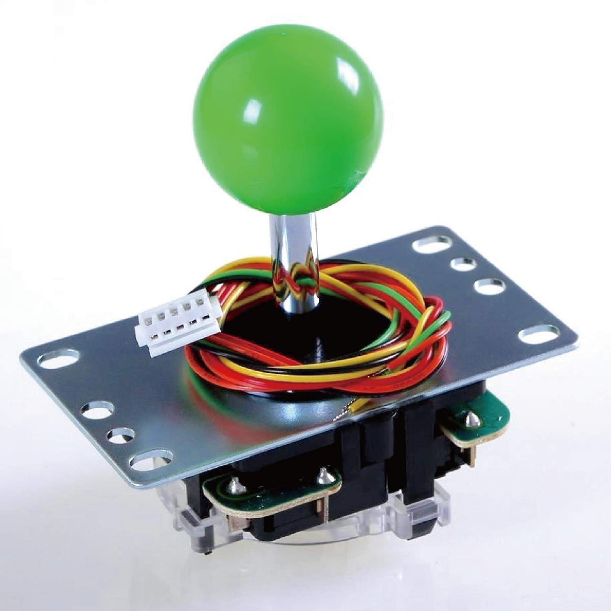 SANWA JLF-TP-8YT Arcade Joystick (Green Ball Top) - fine  High Precision  Responsive Controls  Multi-Platform Compatible - Ideal for Gaming Enthusiasts  for Arcade Jamma Game 4 & 8 Way Adjustable