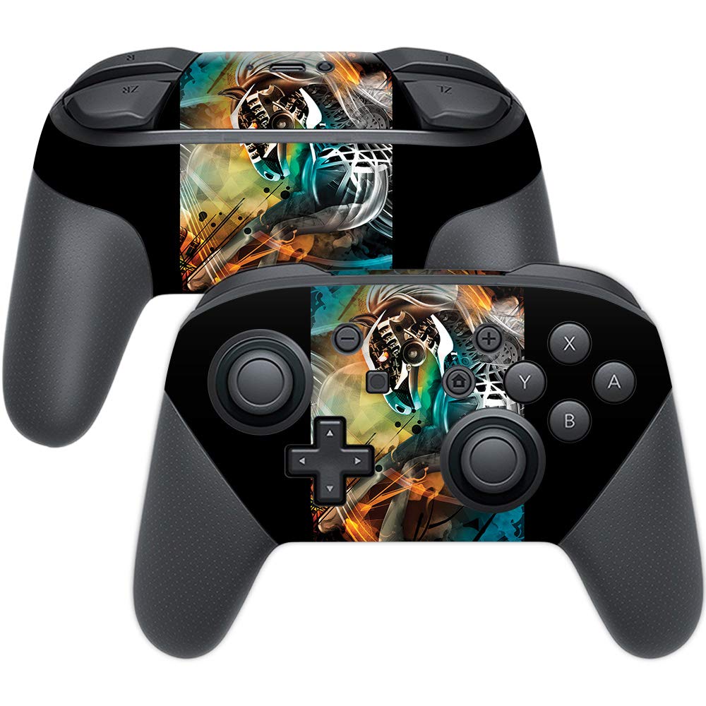 MIGHTY SKINS Nintendo Switch Pro Controller Skin - Mechanical Horse, Durable Vinyl Wrap, Easy to Apply & Remove, Made in USA