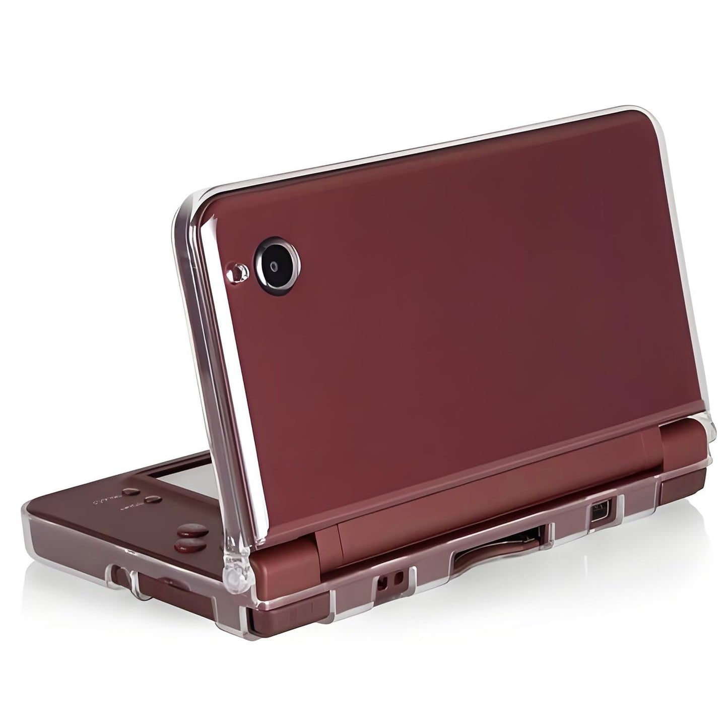 OSTENT Hard Crystal Clear Game Case for Nintendo DSi LL/XL - Durable Protection Shell