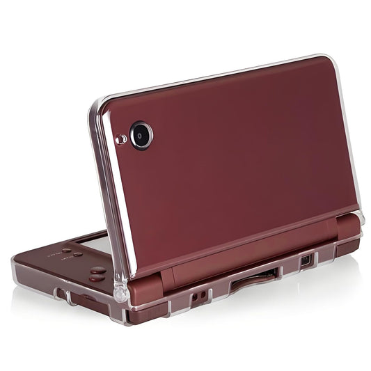 OSTENT Hard Crystal Clear Game Case for Nintendo DSi LL/XL - Durable Protection Shell
