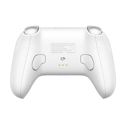 8Bitdo Ultimate Bluetooth Controller - Wireless Gamepad with Hall Sensor Joystick, Charging Dock & Travel Case, Compatible with Switch & Steam Deck, White