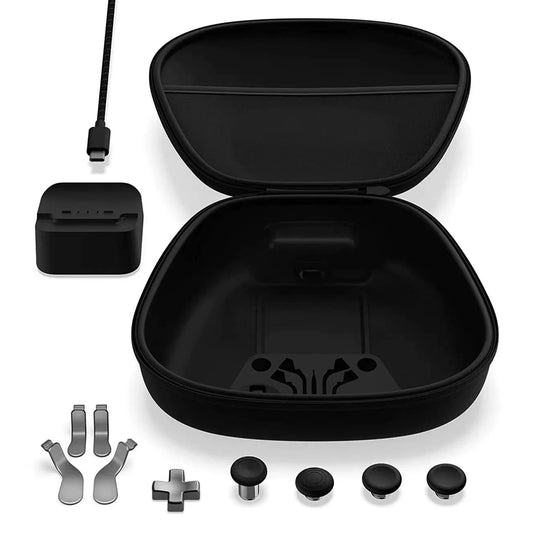 Complete Component Pack for Xbox Elite Controller Series 2-Accessories Includes 4 Thumbsticks  4 Paddles  1 Standard D-Pad and Charging Station as Elite Series 2 Controller Accessories (13 in 1)