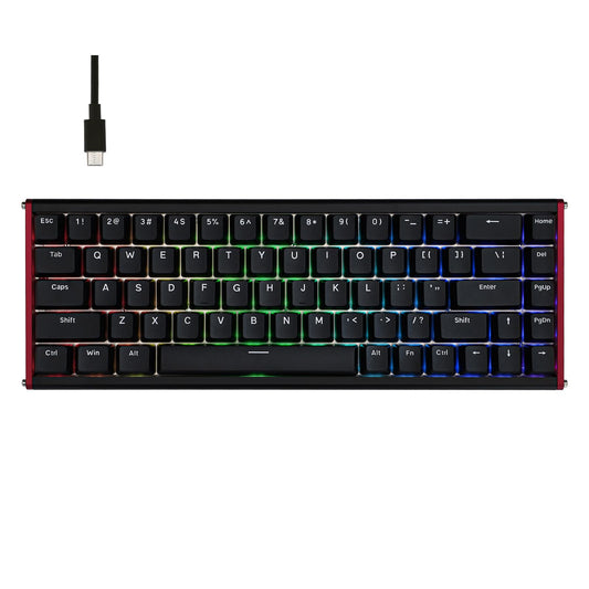 MechLands AJAZZ ALUX68 HE Aluminum Rapid Trigger Gaming Keyboard with Magnetic Switch  Wired Hall Effect Keyboard with 8K Polling Rate  0.125ms Latency  RGB Backlight (Black  ALUX68 Plus)