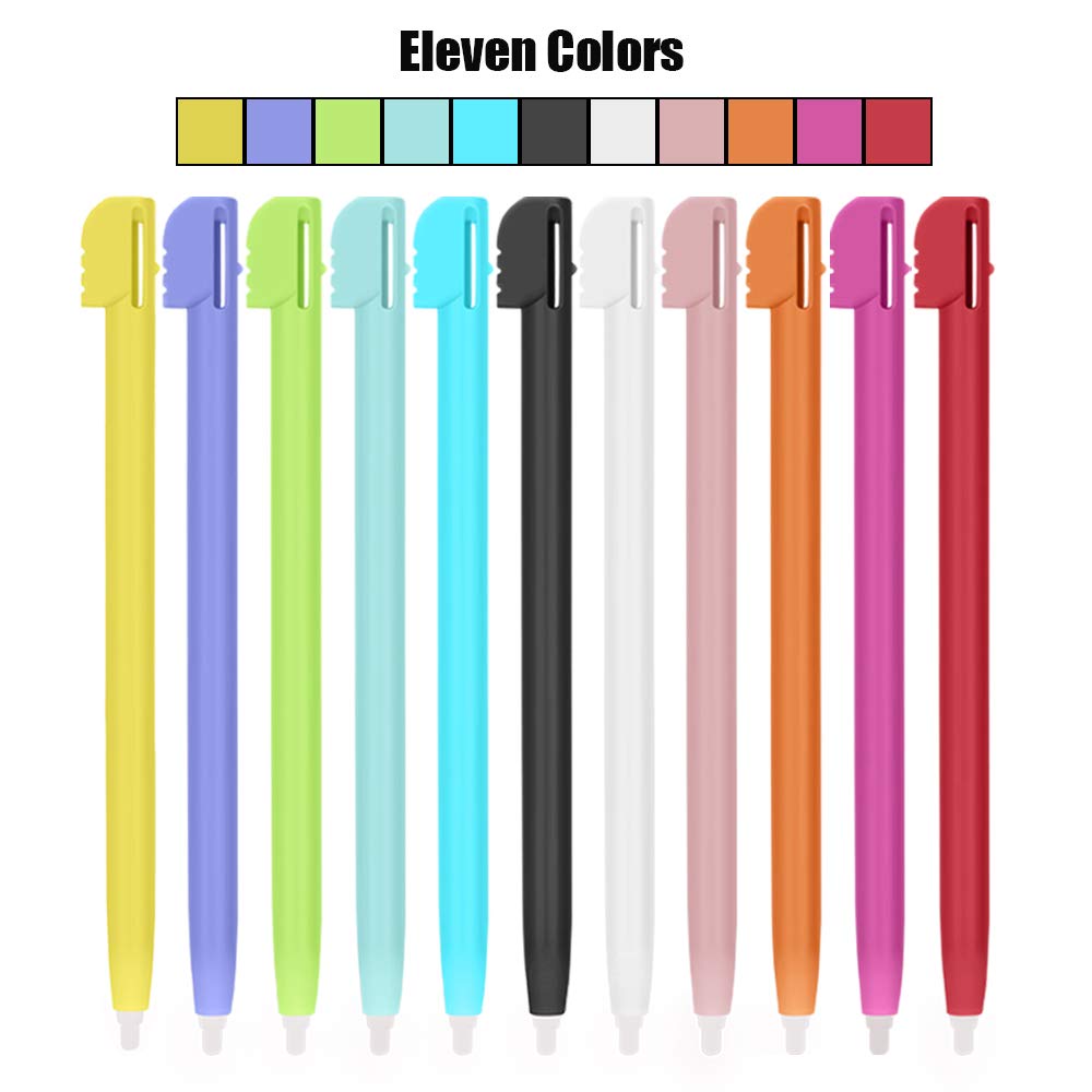 FENGWANGLI Stylus Pen for Nintendo DS Lite - 15Pcs Portable Touch Pen, 11 Colors, Model RTT-DS15-00001