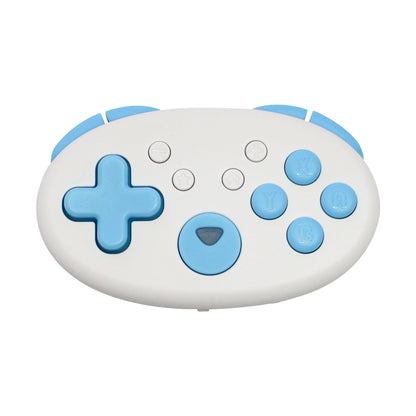 XLX Micro Bluetooth Gamepad - Pocket-sized Mini Controller for Switch, Android, PC & iOS - Blue