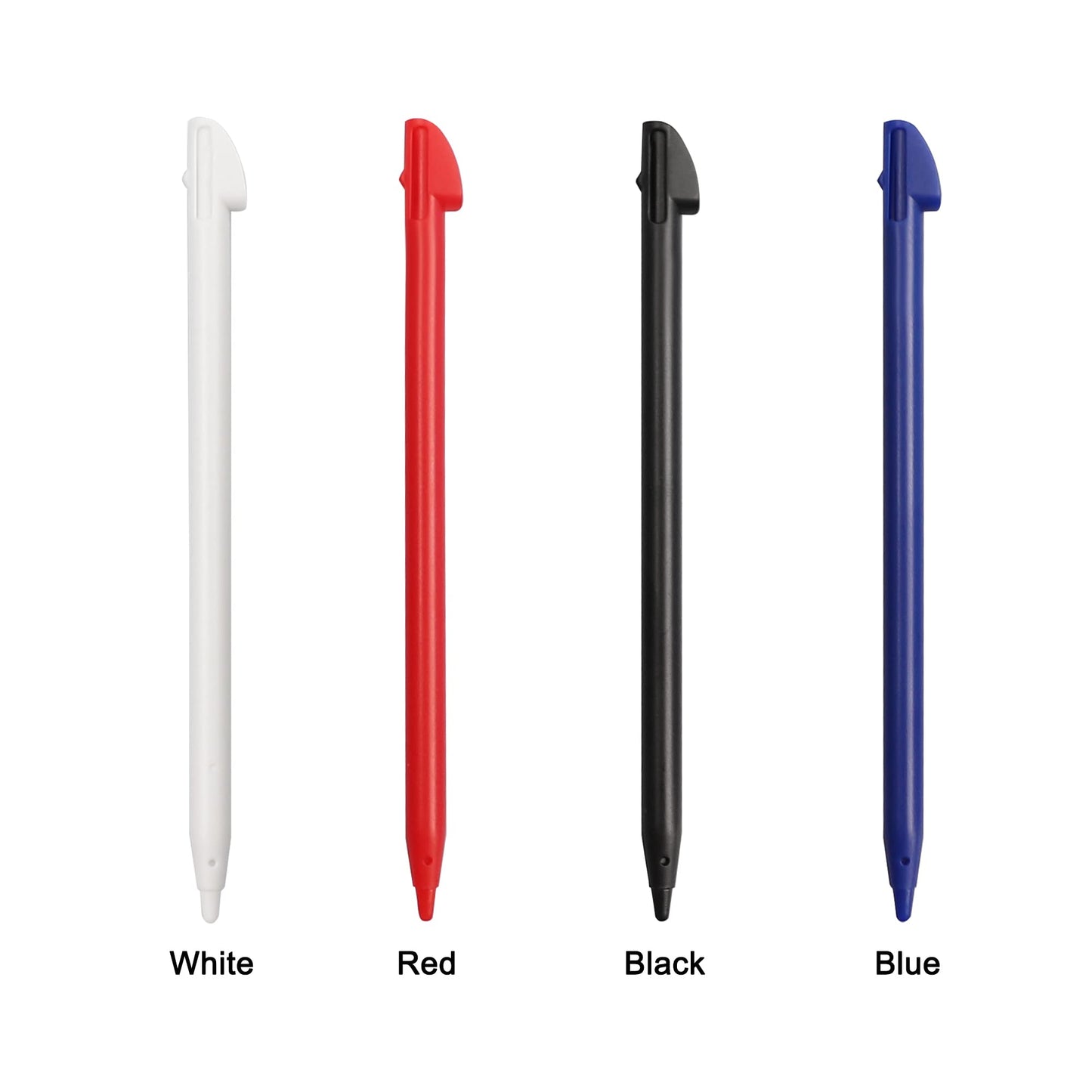 Xahpower 3DS XL Stylus Pen Set - 4-in-1 Multi Color Touch Styli, Plastic, Small