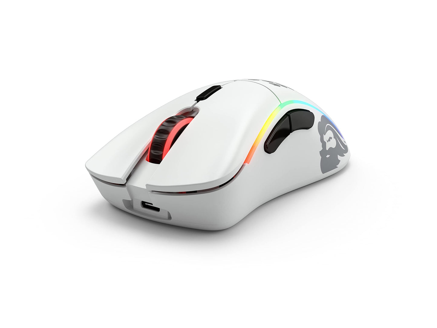 Glorious Model D Wireless Gaming Mouse - 69g Superlight, 2.4GHz, RGB, Ergonomic, Matte White