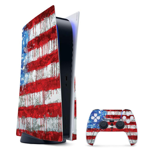 MightySkins Gaming Skin for PS5 / PlayStation 5 Bundle - Colors Dont Run | Protective Viny wrap | Easy to Apply and Change Style | Made in The USA