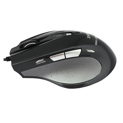 Zalman ZM-M400 Optical 1600DPI USB Gaming Mouse - Black, 6 Multi-Button Design