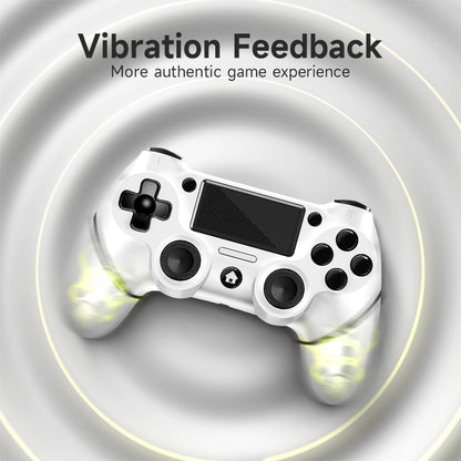 AceGamer Wireless PS4 Controller 2 Pack with Non-Slip Grip & USB-C Cable - Black and White