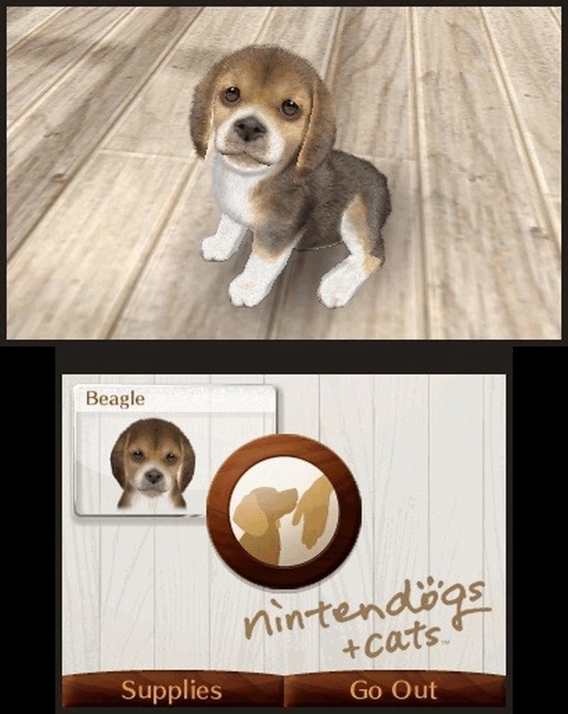 Nintendo Nintendogs + Cats Game - Golden Retriever & New Friends, CTR-P-ADAE