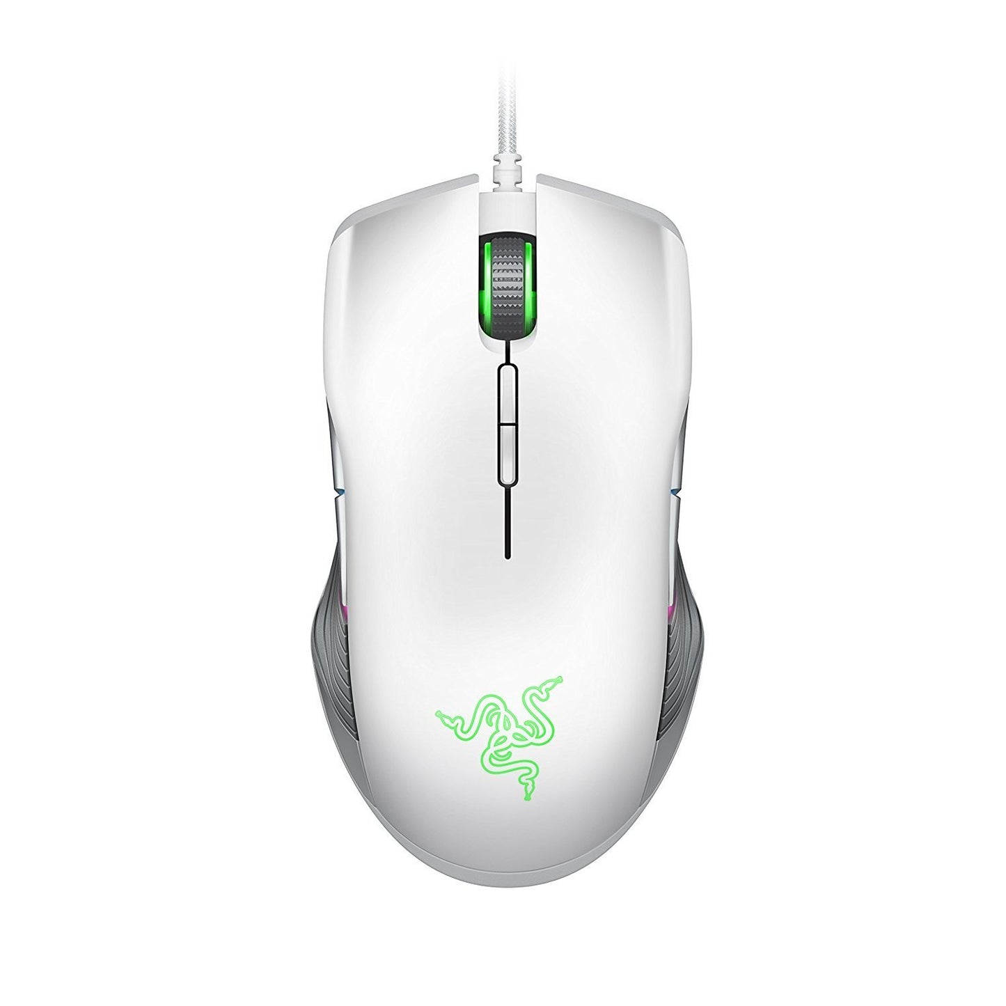 Razer Lancehead TE Gaming Mouse - 16,000 DPI, Chroma RGB, 8 Programmable Buttons, Mercury White, Model RZ01-02130200-R3M1