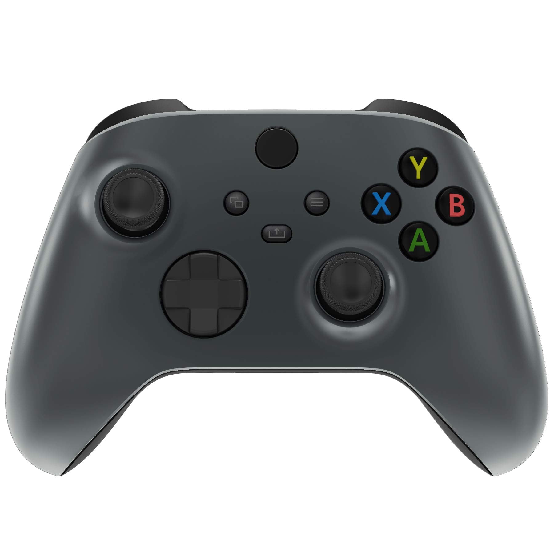 eXtremeRate Replacement Shell for Xbox Series X & S Controller - Personalize Your Control - Steel Gray Custom Cover Gaming Case 