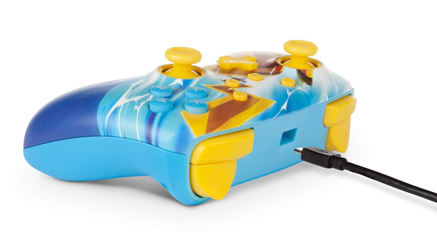 PowerA Enhanced Wired Controller for Nintendo Switch - Pok  mon: Pikachu Charge, Gamepad, game controller, wired controller, off