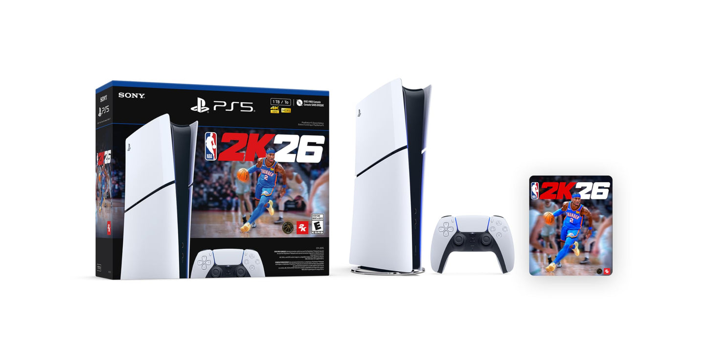 PlayStation 5 Digital Edition - NBA 2K26 Bundle (slim)