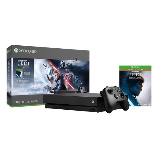 Xbox One X 1TB Console - Star Wars Jedi: Fallen Order Bundle [video game] (Renewed)