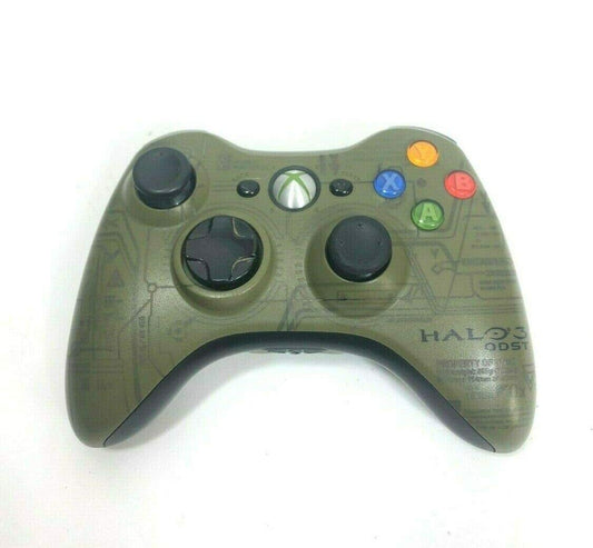Halo 3 ODST Special Edition Green Controller  Compatible with Microsoft Xbox 360 - (Shipped in Bulk Packaging) (Renewed)
