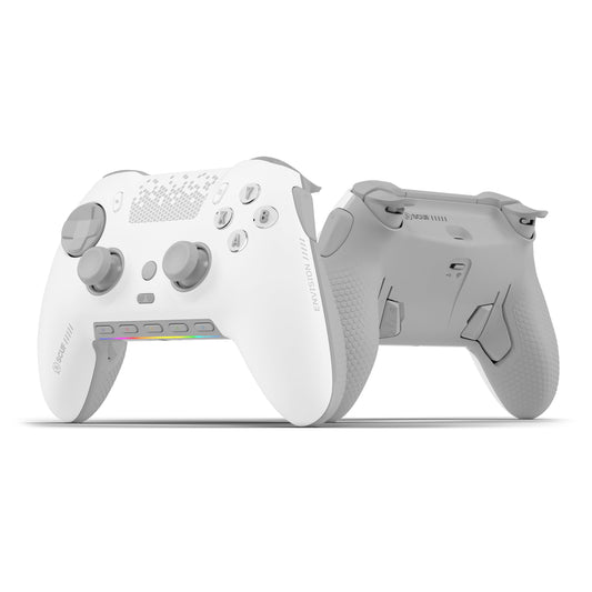 SCUF ENVISION PRO Wireless V2 (2025) PC Only Gaming Controller - Anti-Drift Thumbsticks - Five Remappable G-Keys - Remappable Back Paddles - Instant Triggers - White