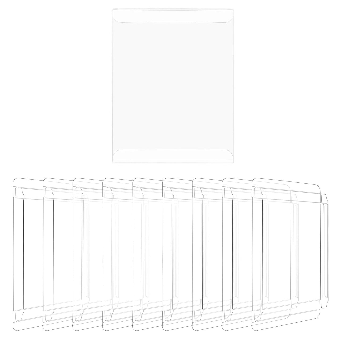 Fit for SEGA Genesis/Master / 32X Box Protectors Clear Display Cases CIB Cardboard(10 pack)