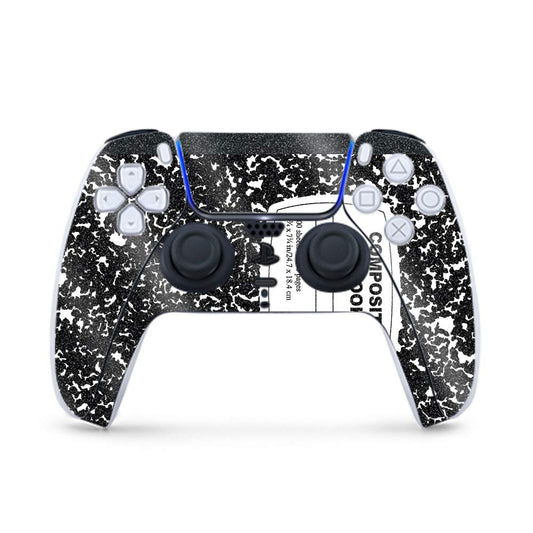 MightySkins Glossy Glitter Gaming Skin for PS5 / PlayStation 5 Controller - Composition Book | Durable High-Gloss Glitter Finish | Easy to Apply and Change Style | Made in The USA