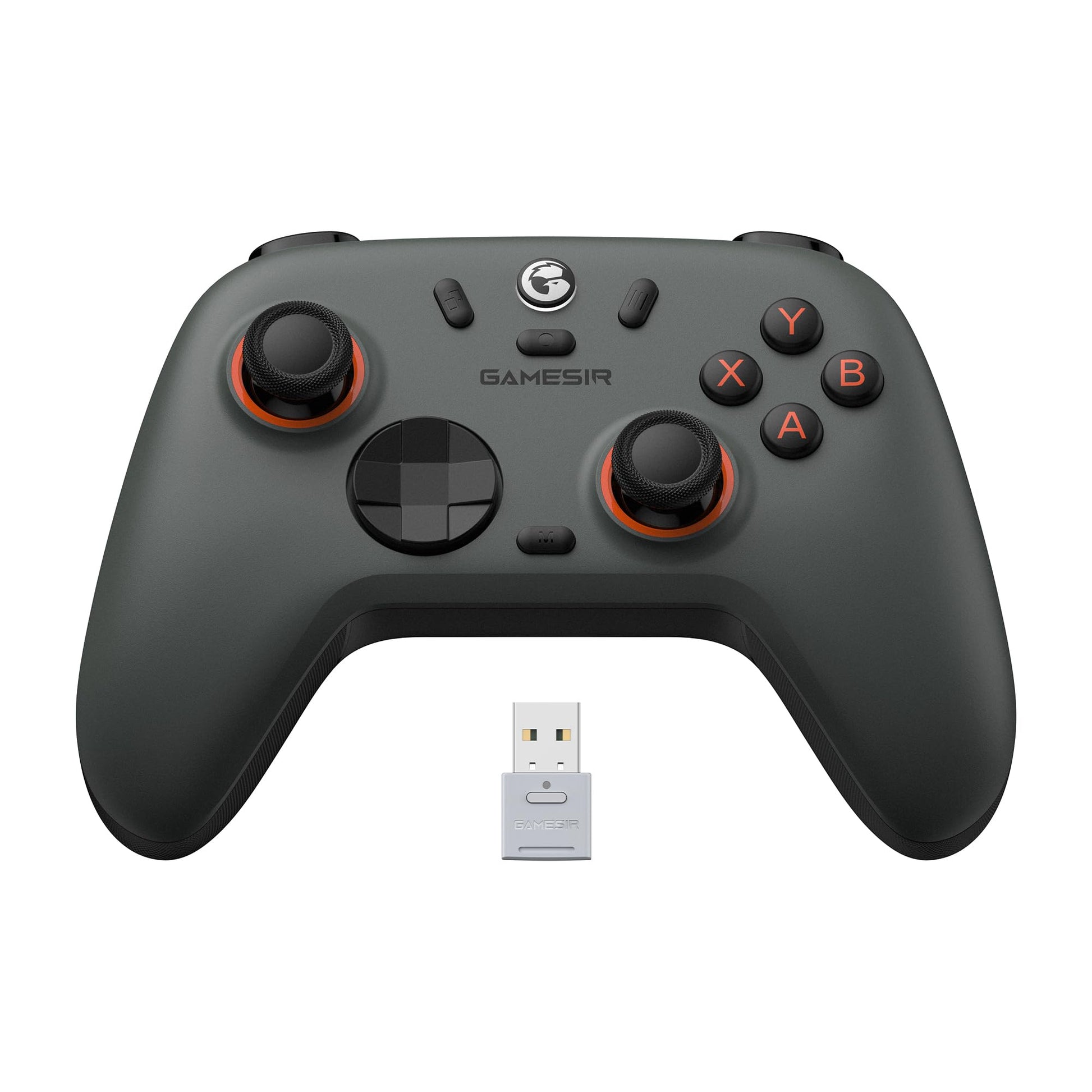 GameSir Nova Lite 2 Wireless PC Controller with Hall Effect Joysticks & Triggers  2.4G & Wired 1000Hz Polling Rate  Remappable Buttons - Compatible with PC/Switch/Steam/Android (Grey)