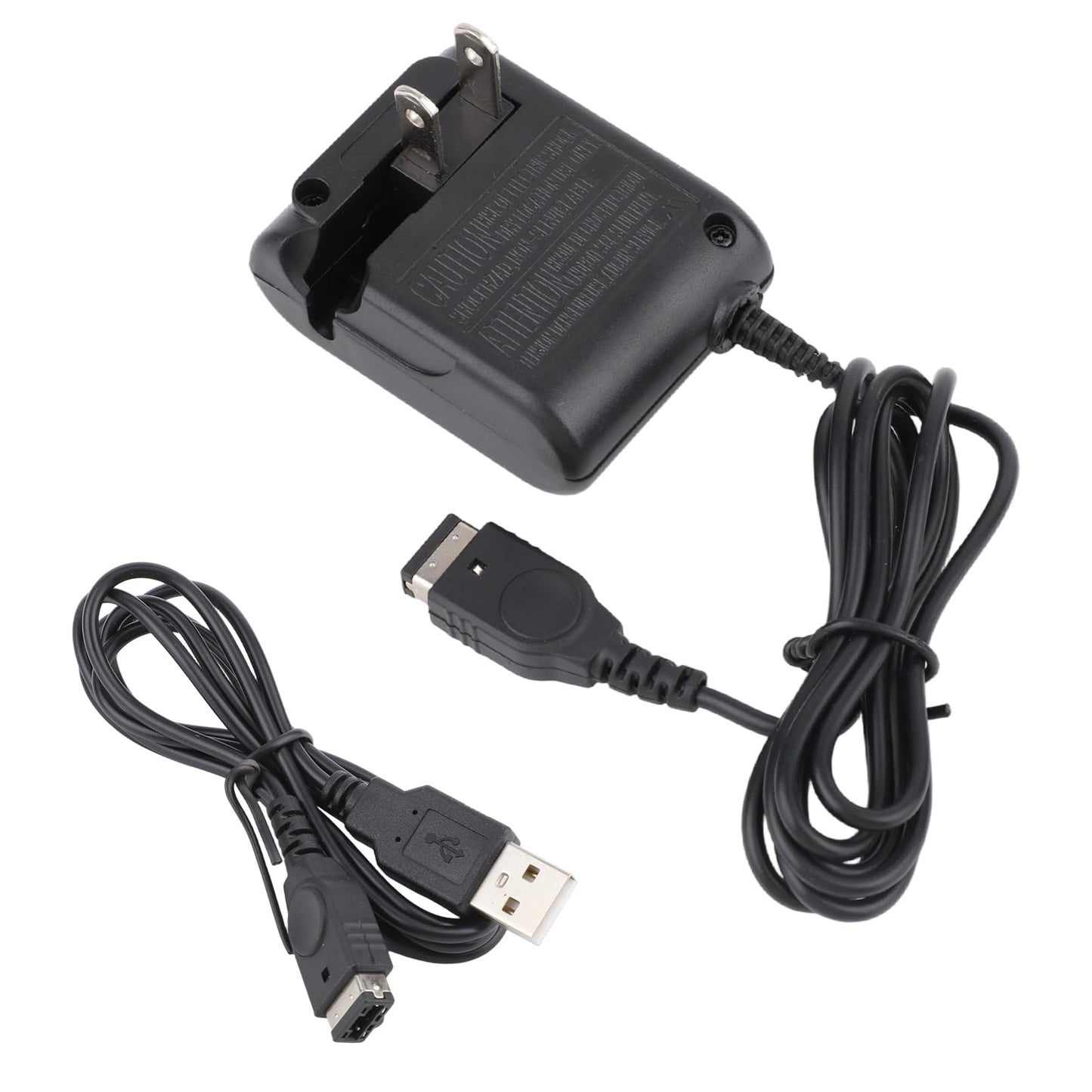 BTFO Gameboy Advance SP Charger Kit - Black Portable Wall Charger & Data Cable for DS/GBA SP Systems, Model G29112