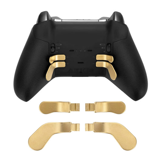 Cuifati Control Paddles for One Elite Controller Series 2 Premium Stainless Steel Metal Material 4pcs Controller Paddles (Gold)
