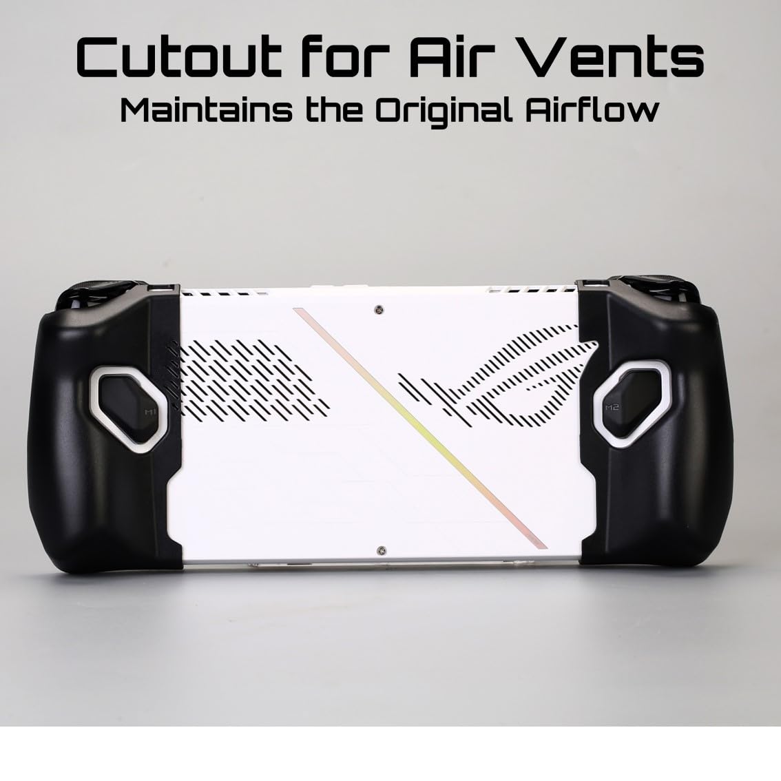 BreedGaming Ergo Comfort Grips Case for ASUS ROG Ally Z1 & Z1 Extreme - Black Protective Gripcase