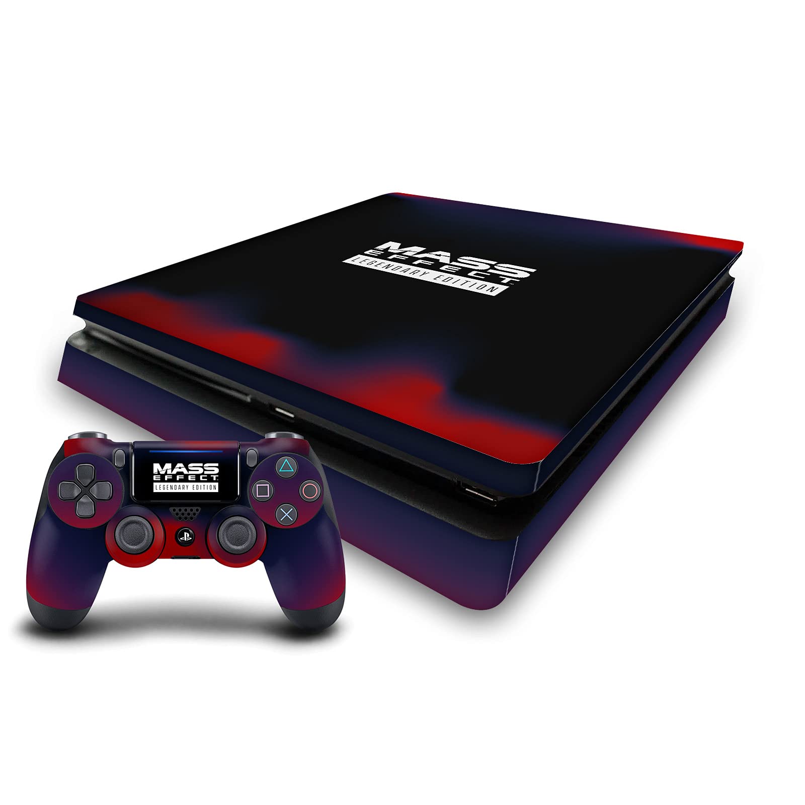 Head Case Designs Officially Licensed EA Bioware Mass Effect Logo Legendary Graphics Vinyl Sticker Gaming Skin Decal Compatible With Sony PlayStation 4 PS4 Slim Console and DualShock 4 Controller