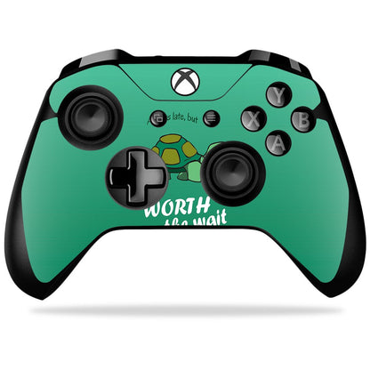MIGHTY SKINS Xbox One X Controller Skin - Late Turtle, Durable Vinyl Decal, Easy to Apply/Remove, Model MIXBONXCO-Late Turtle