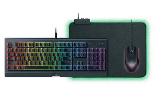 Razer Holiday Bundle 2018 Cynosa Chroma Gaming Keyboard  Abyssus Gaming Mouse  Goliathus Chroma Mousepad