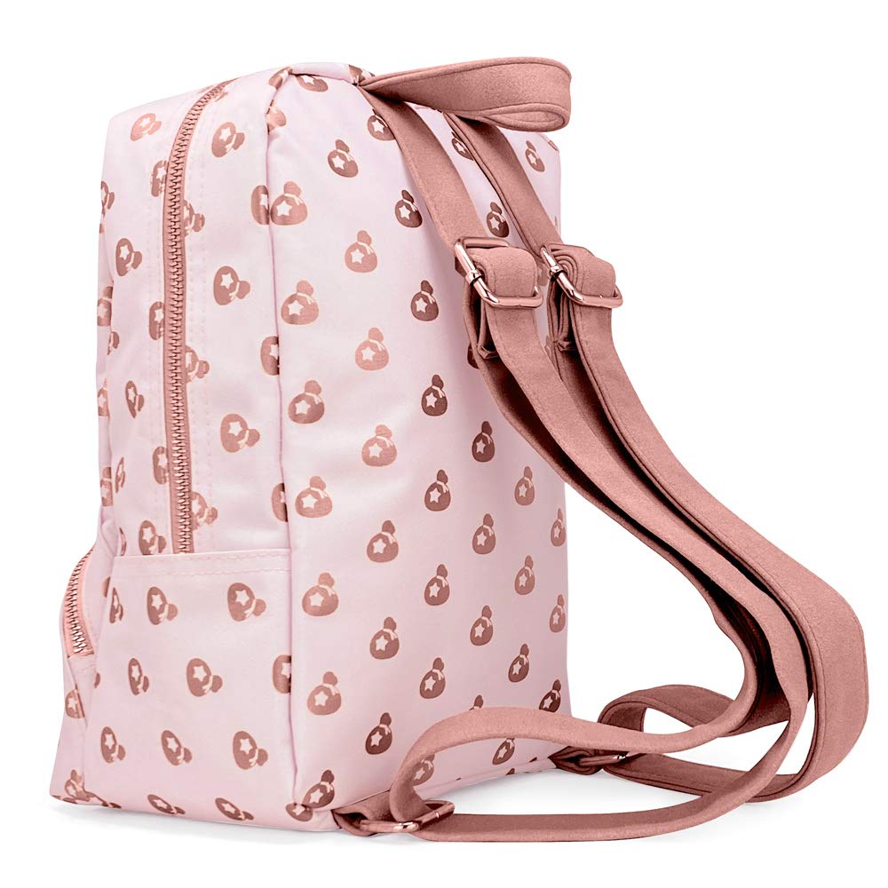 Controller Gear Animal Crossing Small Backpack - Rose Gold, 11.5x9x5.25 inches, Model BANIXXMPN-0MABL, Travel Bag for Console & Accessories