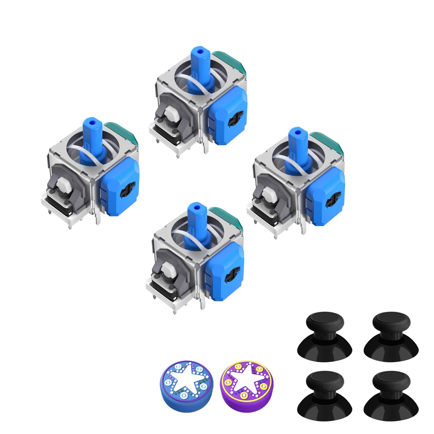 AKNES HallPi TMR Electromagnetic Joystick Replacement for X Box Series X/S Controller  Anti-Drift Stick Repair Accessories for X Box Series X/S Controller - 2 Pairs
