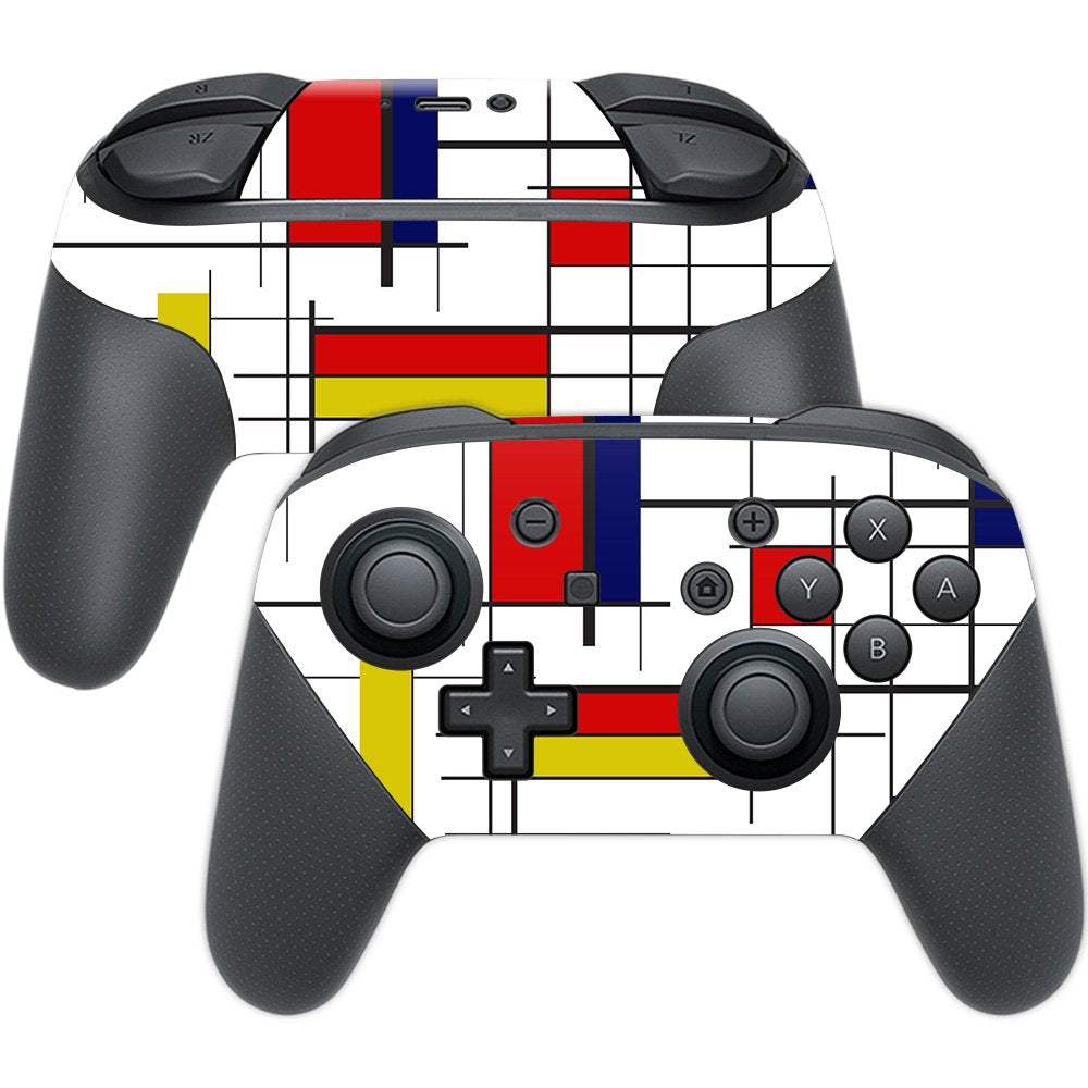 MightySkins Skin Compatible with Nintendo Switch Pro Controller - Deco | Protective, Durable, and Unique Vinyl Decal wrap Cover 
