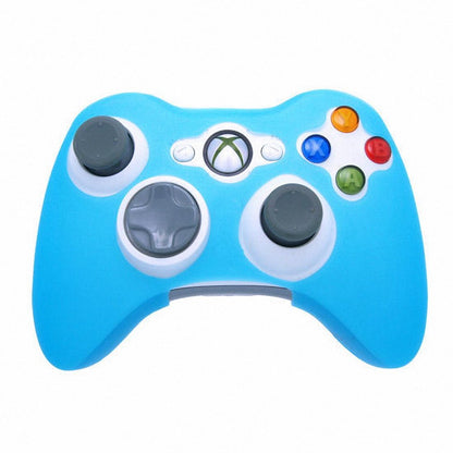BR Xbox 360 Game Controller Silicone Case - Blue Glow in Dark, Model XB-SCGLOW-BLUE, Durable Protector Cover, Many Colors Available