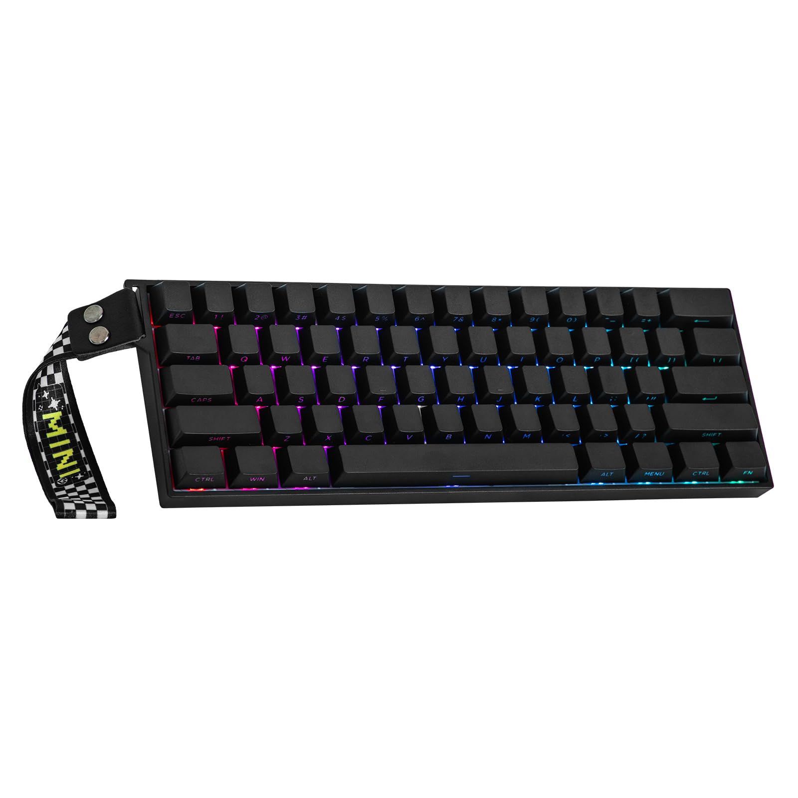 MechLands Aula Mini60 HE PRO Wireless Hall Effect Gaming Keyboard  4000mAh  SOCD & DKS  Magnetic Keyboard with Fast Trigger  Adjustable Actuation  8K Polling  RGB Backlit  Sound Dampening (Black)