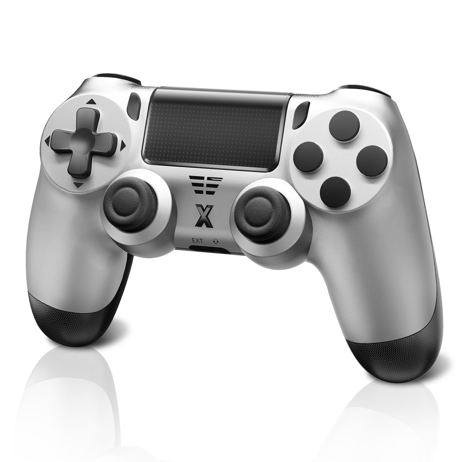 Puiseno Wireless Controller for PS-4  Dual Vibration Game Joystick/Motion Sensing/Touchpad/Speaker/3.5mm Audio Jack Headphone  Upgraded Six-Axis Sensor  Compatible with PS4/Slim/Pro Console/PC P+G