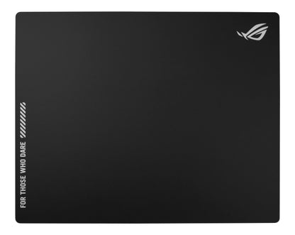 ASUS ROG Moonstone Ace L Gaming Mouse Pad - 19.7” x 15.7”, Ultra-Smooth Black Tempered Glass, Anti-Slip Base, Scratch Resistant
