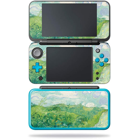 MIGHTY SKINS Nintendo New 2DS XL Skin - Green Wheat Fields, Durable Vinyl Decal, 6.8 x 3.3 x 0.4 inches, Easy to Apply