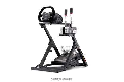 Next Level Racing Wheel Stand 2.0 for Thrustmaster & Fanatec - Black, Upgradeable Cockpit Compatible, Model NLR-S023