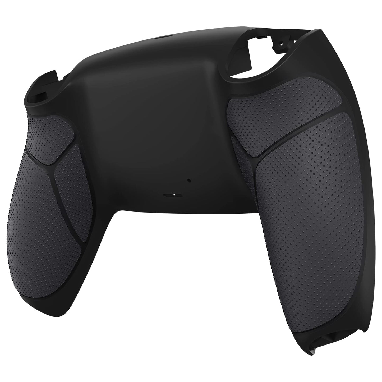 eXtremeRate PS5 Controller Back Shell Cover - Rubberized Black, Model DPFU6001, Custom Performance Grip Replacement