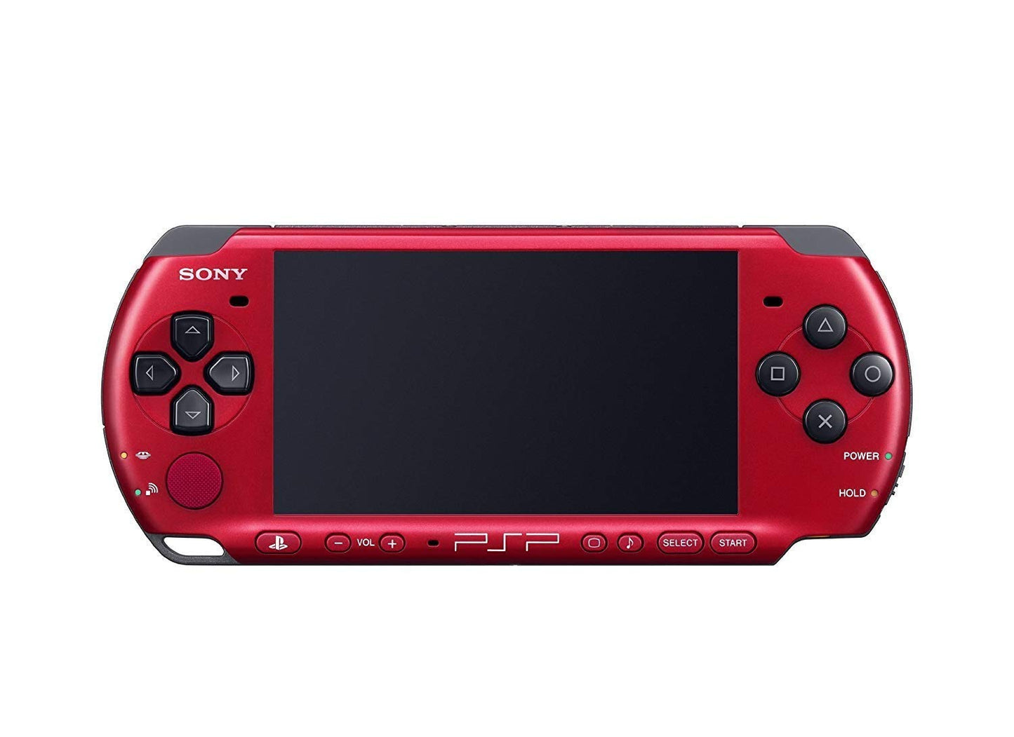 Sony Playstation Portable PSP 3000 Series Handheld Gaming Console System (Red/Black) (Renewed)
