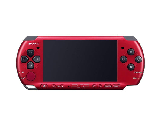 Sony Playstation Portable PSP 3000 Series Handheld Gaming Console System (Red/Black) (Renewed)