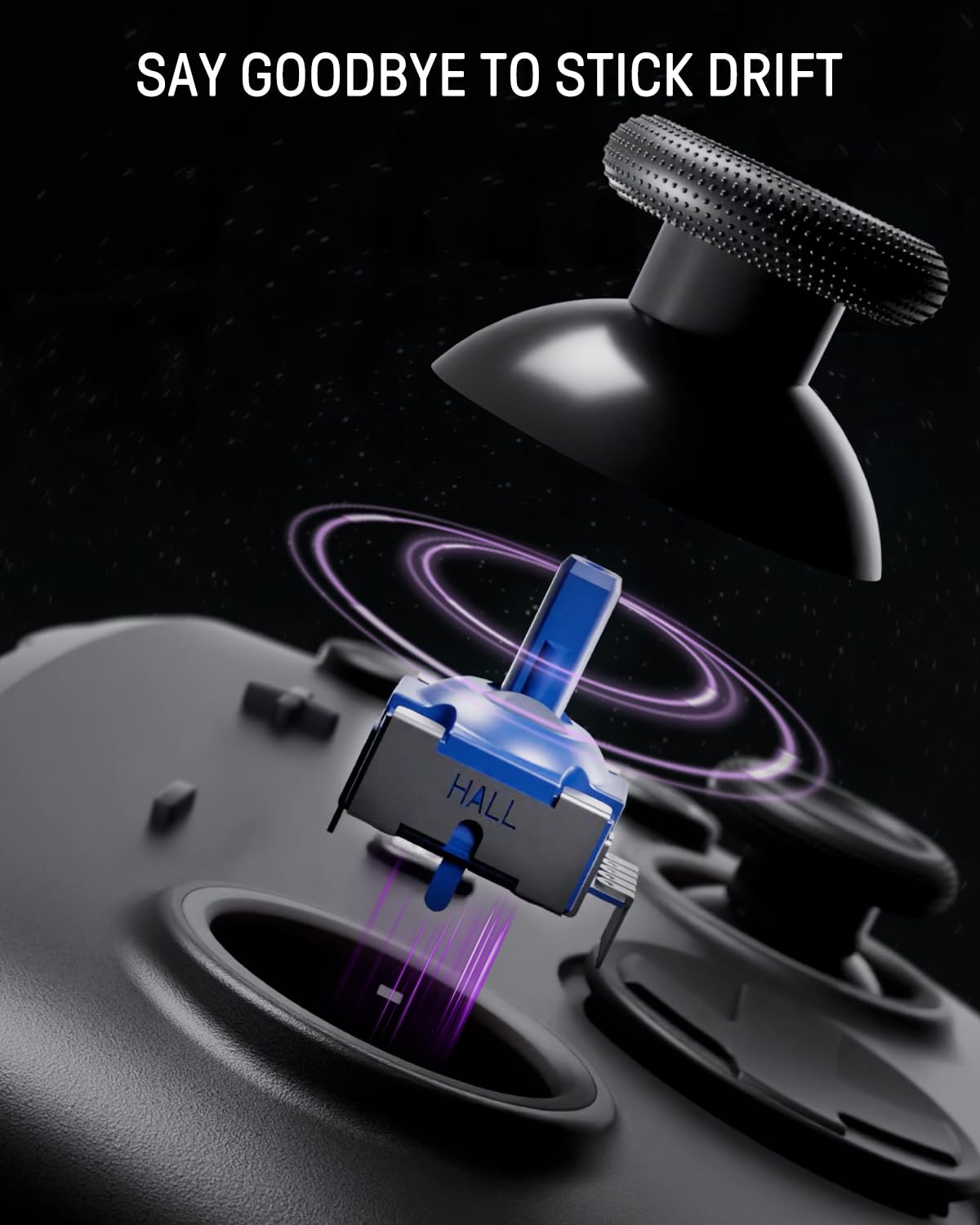 Fun Lab Switch Controller FUNLAB Wireless Switch Pro Controller with Charging Dock, Hall Effect ...
