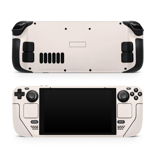 Premium TACKY DESIGN Vinyl Decal - Full Wrap Cover for Steam Deck (OLED & LCD) in Pastel Brown