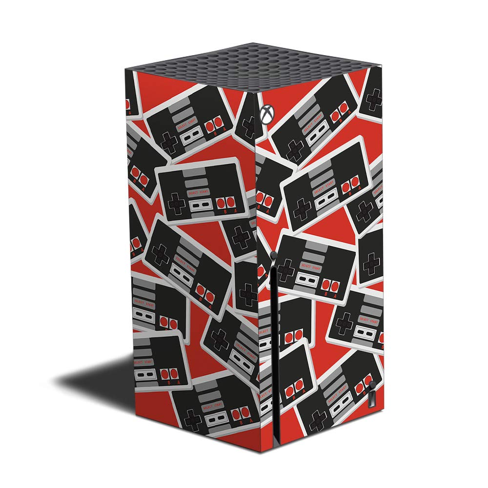 MightySkins Skin Compatible with Xbox Series X - Retro Controllers 3 | Protective  Durable  and Unique Vinyl Decal wrap Cover | Easy to Apply and Change Styles | Made in The USA
