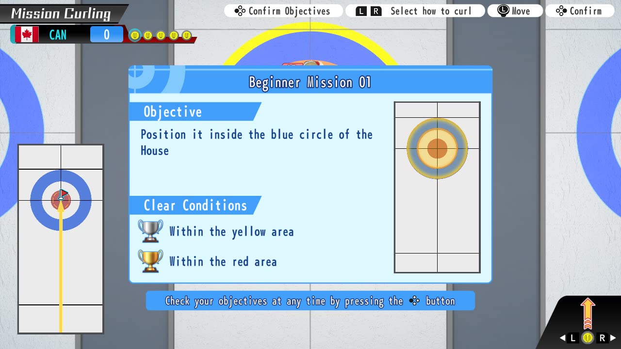 Imagineer Let's Play Curling!! - Nintendo Switch Game, Model IMNR-NSW-LPCURL