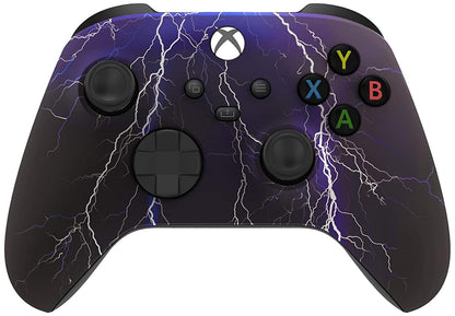 Custom Controllerzz Wireless Controller for Xbox Series X/S & One - Soft Touch Feel - X/S Stormy Skies